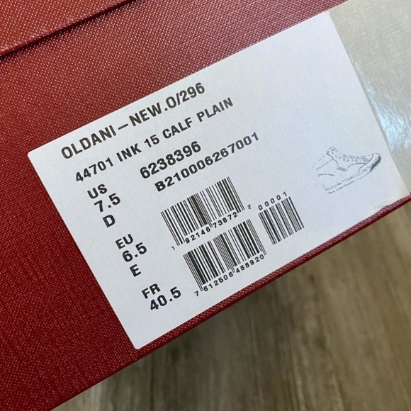 Bally | Oldani Men's Navy High-Top Leather Sneakers - Picture 8 of 10